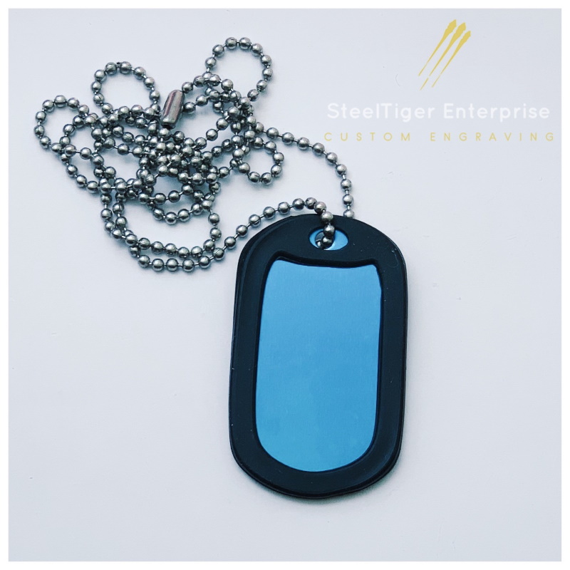 Anodized Aluminum Color Dog Tags (0.8 mm thick) - Ball Chain Manufacturing